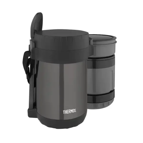 Termo de Comida Tres Divisiones VIANDA 1.8 L Negro